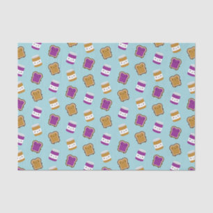 Kawaii Peanut Butter & Jelly Sandwich Couple Tissue Paper