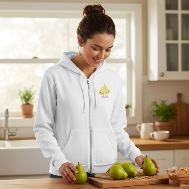 Kawaii Pear Couple Perfect Pair Funny Pun Hoodie (Creator Uploaded)