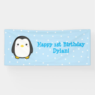 Kawaii Penguin Banner