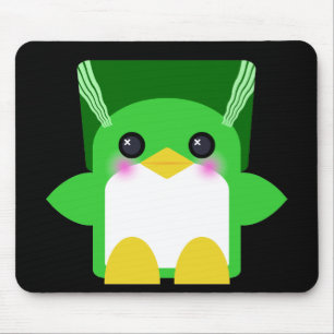 Kawaii Penguin Bride Of Frankenstein Mouse Pad