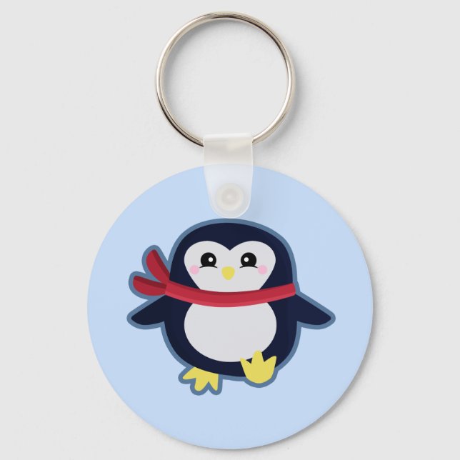 Kawaii penguin key ring (Front)