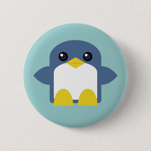 kawaii penguin sweety tweety 6 cm round badge