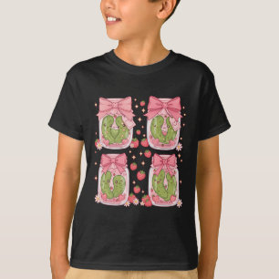 Kawaii Pickle Cute Strawberry Pickles Jar Valentin T-Shirt