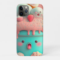 Kawaii pink cute ice cream  notebook
