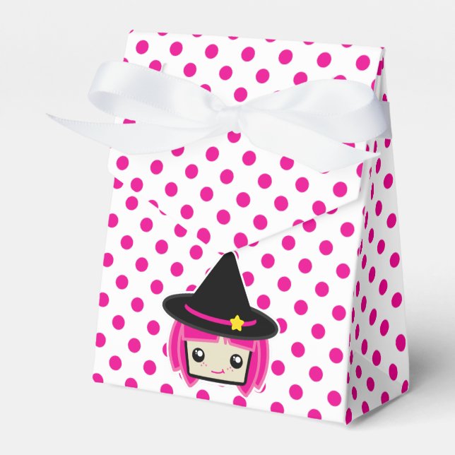 Kawaii Pink Haired Witch Gift Box (Front Side)