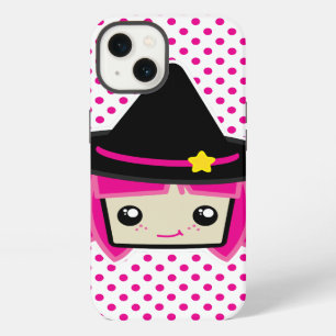 Kawaii Pink Haired Witch iPad Mini Case