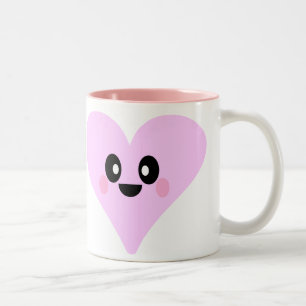 KAWAII PINK HEARTS VALENTINE'S DAY MUG