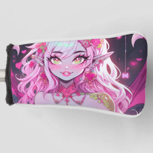 Kawaii Pinkcore Fantasy Demon Anime Girl Golf Head Cover