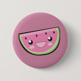 Kawaii Pins: Watermelon 6 Cm Round Badge