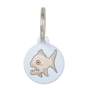 Kawaii Piranha Pet Tag