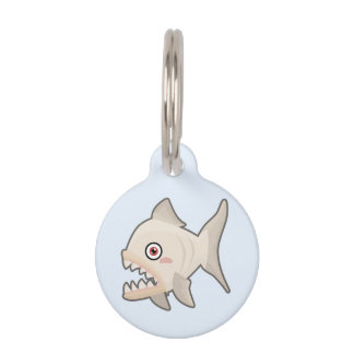 Kawaii Piranha Pet Tag