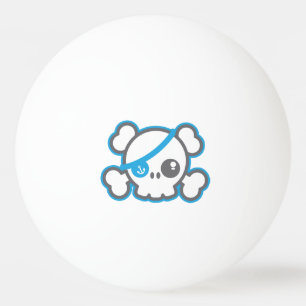 Kawaii Pirate Skull Ping Pong Balls