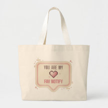 Kawaii Pixel Heart "You Are My Fav Notify"