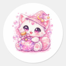 Kawaii Potion Witch Kitty 