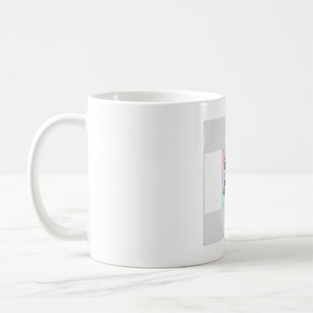 Kawaii Programmer Girl Mug | CODE IS LOVE | Cute C (Left)