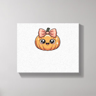 kawaii pumpkin Oversized T-Shirt Canvas Print