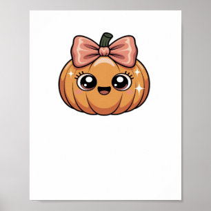 kawaii pumpkin Oversized T-Shirt Poster