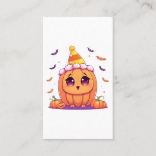 Kawaii Pumpkin Queen Business Card