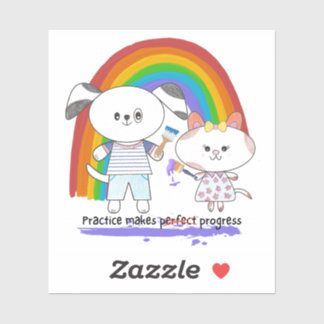 Kawaii pup & kitty Practice makes progress