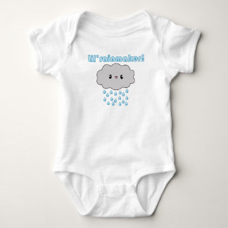 Kawaii Rain Cloud Lil Rainmaker (blue version)! Baby Bodysuit