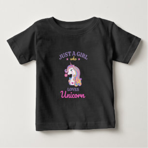 Kawaii Rainbow Unicorn Magical Colourful   Baby T-Shirt