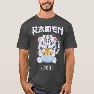Kawaii Ramen Japanese Anime Noodles Baby Tiger Noo T-Shirt