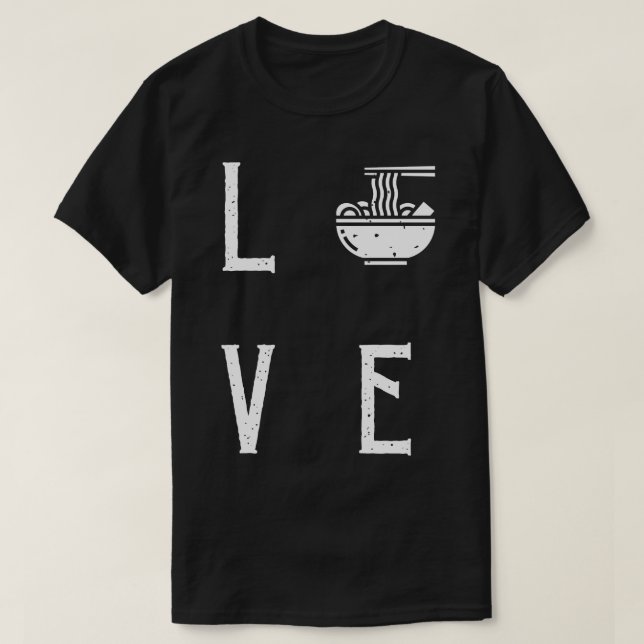 Kawaii Ramen Lover T-Shirt (Design Front)
