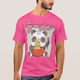 Kawaii Ramen Panda - Otaku Anime Manga750 T-Shirt