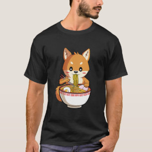 Kawaii ramen shiba inu noodles lover gift T-Shirt