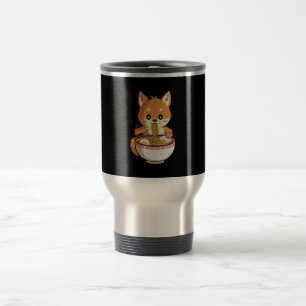 Kawaii ramen shiba inu noodles lover gift travel mug