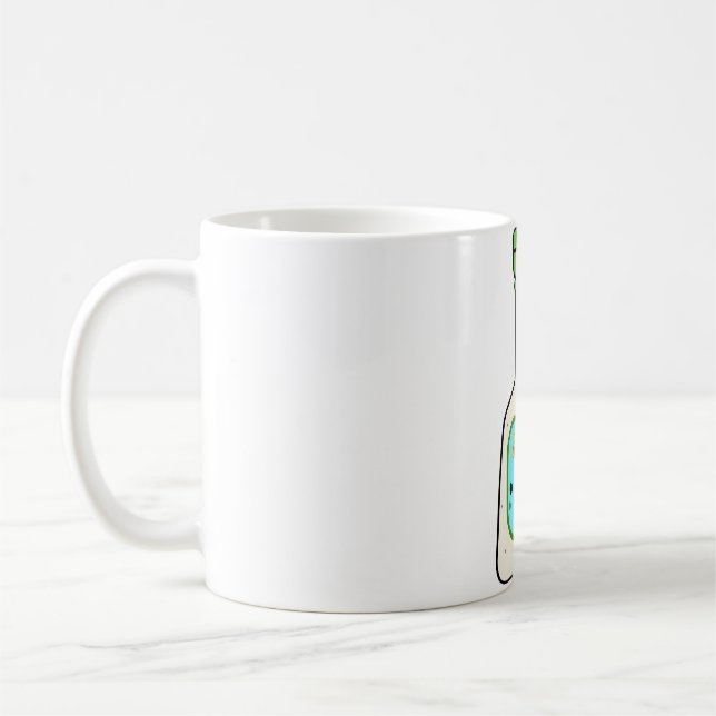 Kawaii Ranch Dressing Coffee Mug (Left)
