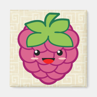 Kawaii Raspberry Magnet
