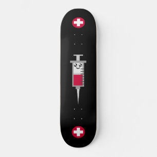 Kawaii Rave Hypo Needle Syringe Skateboard