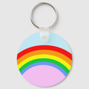 Kawaii Rave Rainbow Key Ring