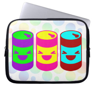 Kawaii Rave Soda Pop Bubbles Laptop Sleeve