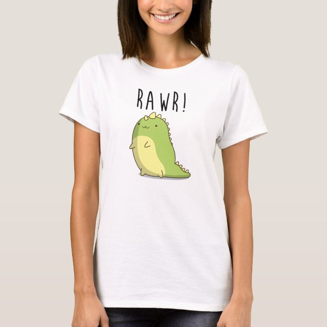 Kawaii Rawr Dinosaur T-Shirt (Front)