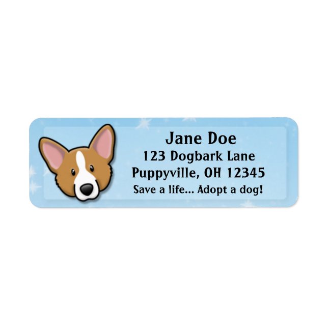 Kawaii Red Cardigan Welsh Corgi (Front)