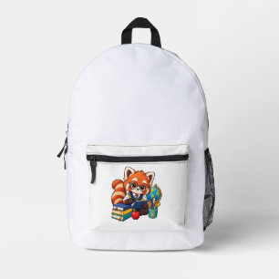 Kawaii Red Panda Study Buddy Backpack