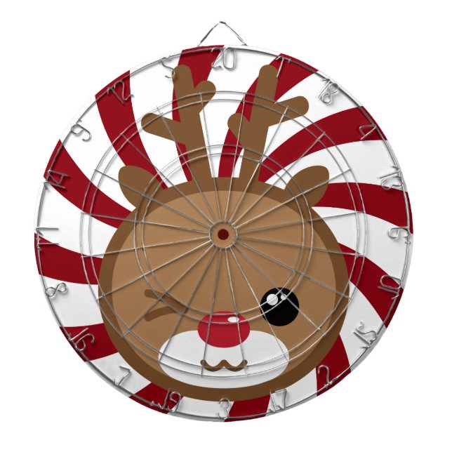 Kawaii Reindeer Dart Board (Front)
