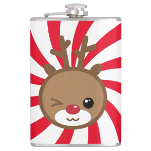 Kawaii Reindeer Flask