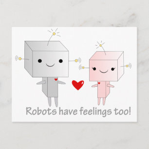 Kawaii Robots Postcard