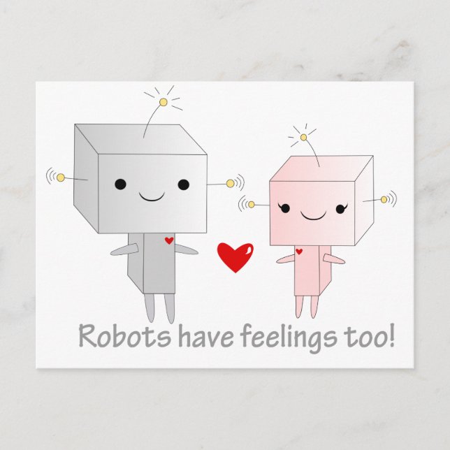 Kawaii Robots Postcard (Front)
