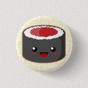 Kawaii Roll 3 Cm Round Badge
