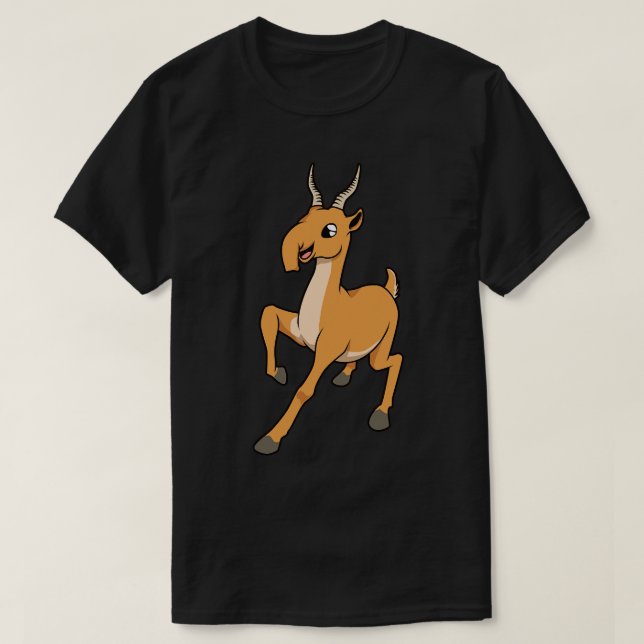 Kawaii Saiga antelope T-Shirt (Design Front)