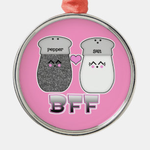 Kawaii Salt n Pepper BFF Metal Tree Decoration