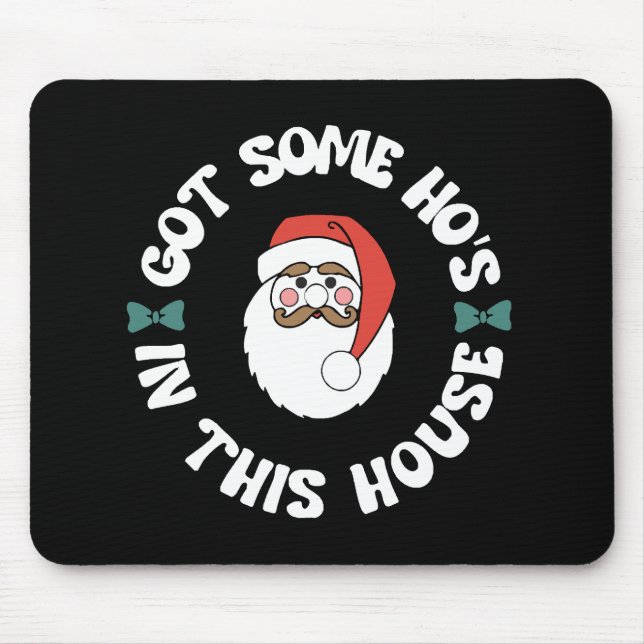 Kawaii Santa  Mouse Pad (Front)