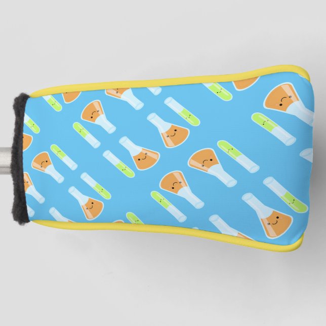Kawaii Scientist Science Lab Golf Head Cover (Front)