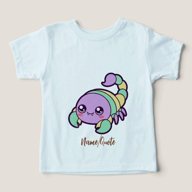 Kawaii Scorpion Cute Pastel Cartoon (Design Front)