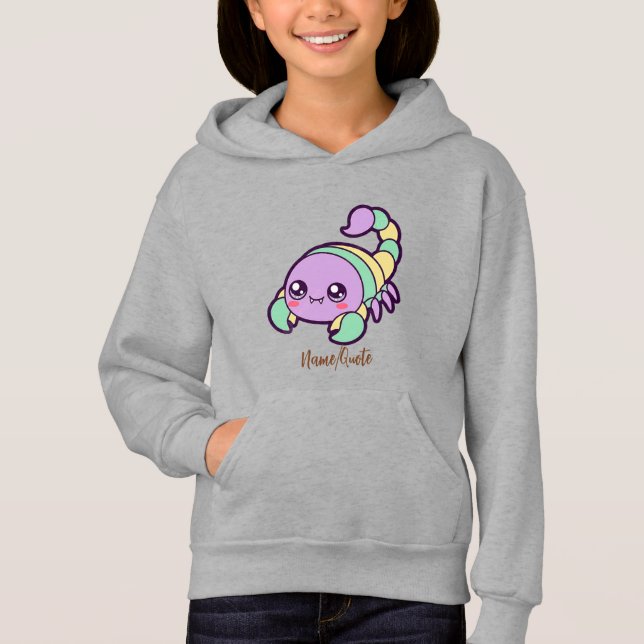 Kawaii Scorpion Cute Pastel Cartoon (Front)