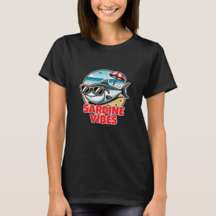 Kawaii Seafood: Cute Sardines T-Shirt